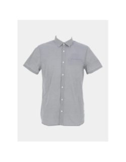 Chemise à manches courtes cut bleue homme - Teddy Smith
