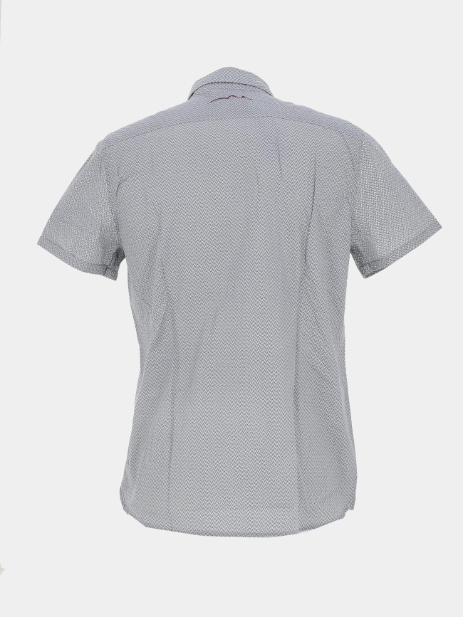 Chemise à manches courtes cut bleue homme - Teddy Smith