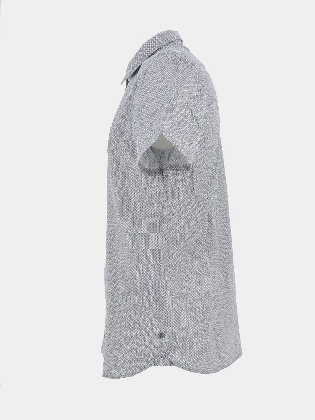 Chemise à manches courtes cut bleue homme - Teddy Smith
