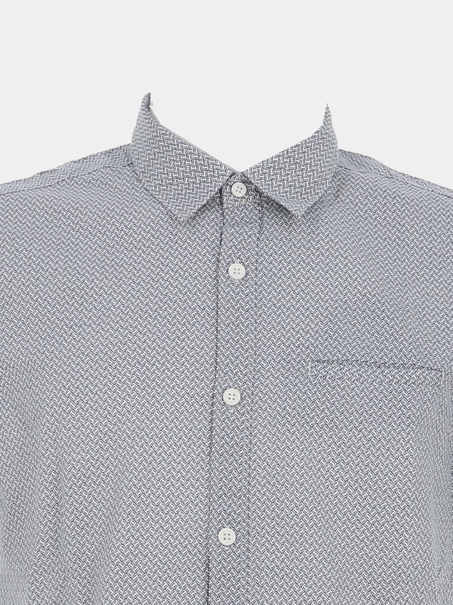 Chemise à manches courtes cut bleue homme - Teddy Smith