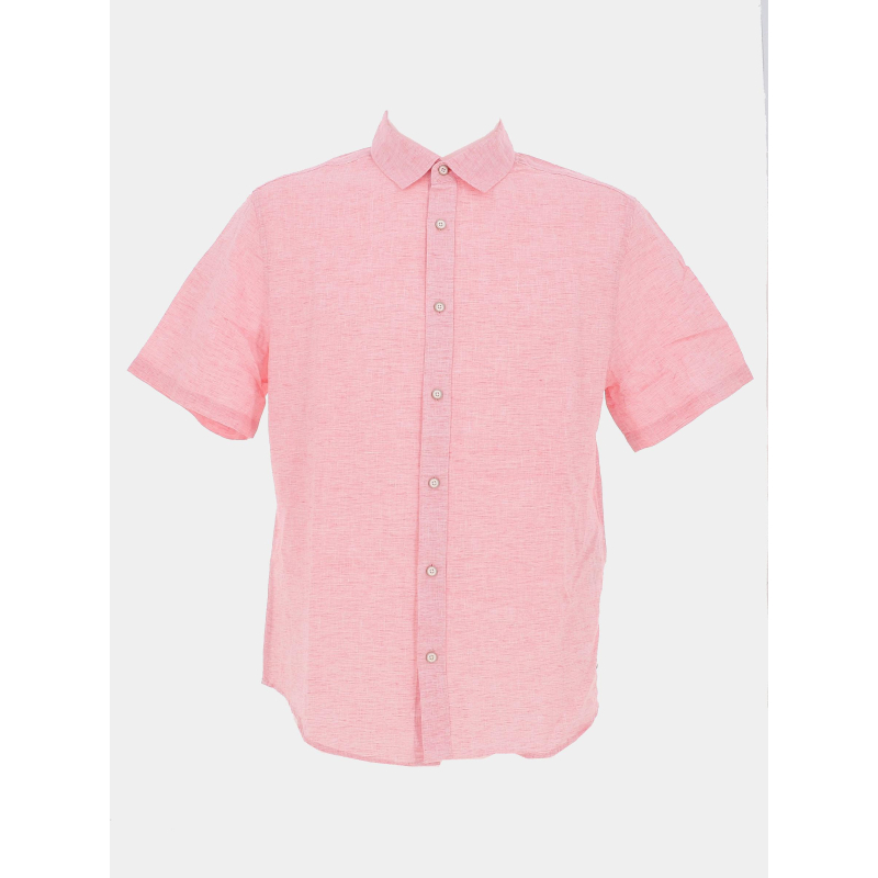 Chemise à manches courtes c-pietro rose homme - Teddy Smith