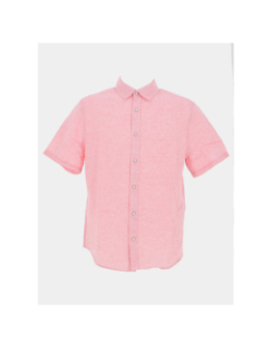 Chemise à manches courtes c-pietro rose homme - Teddy Smith