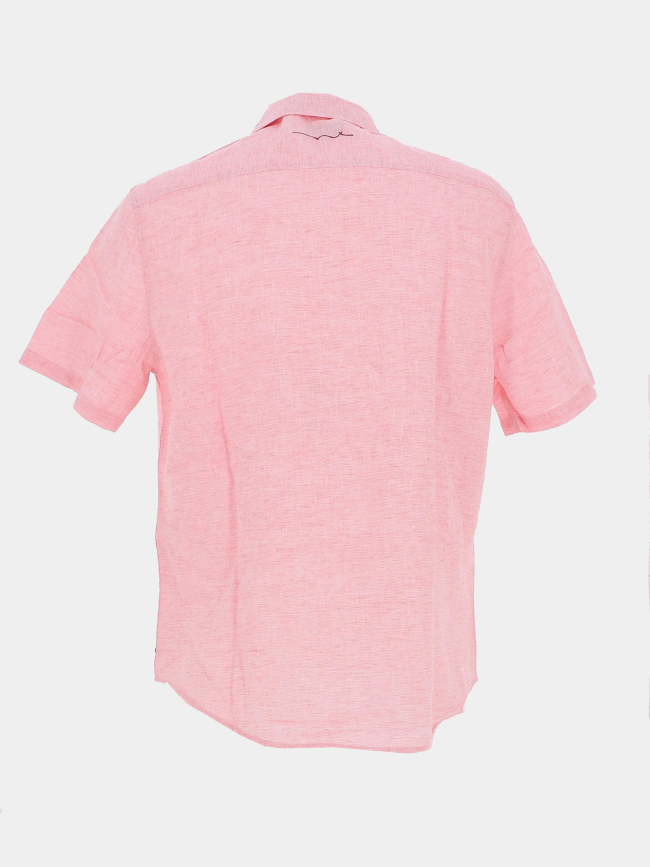 Chemise à manches courtes c-pietro rose homme - Teddy Smith