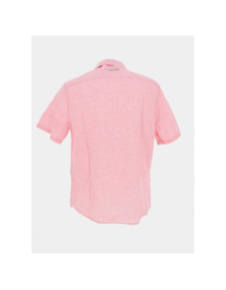 Chemise à manches courtes c-pietro rose homme - Teddy Smith