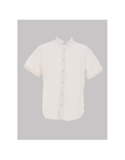 Chemise lin pietro beige homme - Teddy Smith