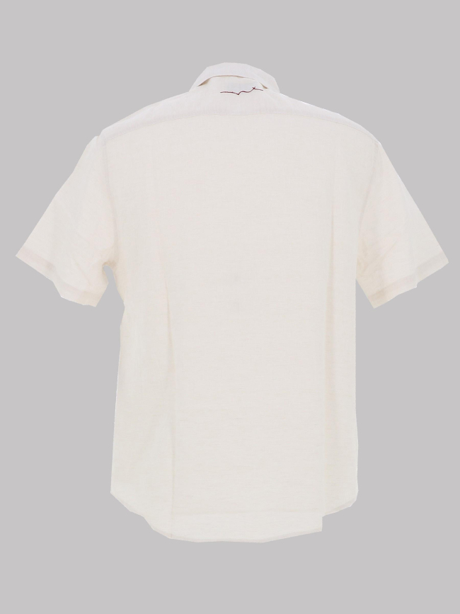 Chemise lin pietro beige homme - Teddy Smith