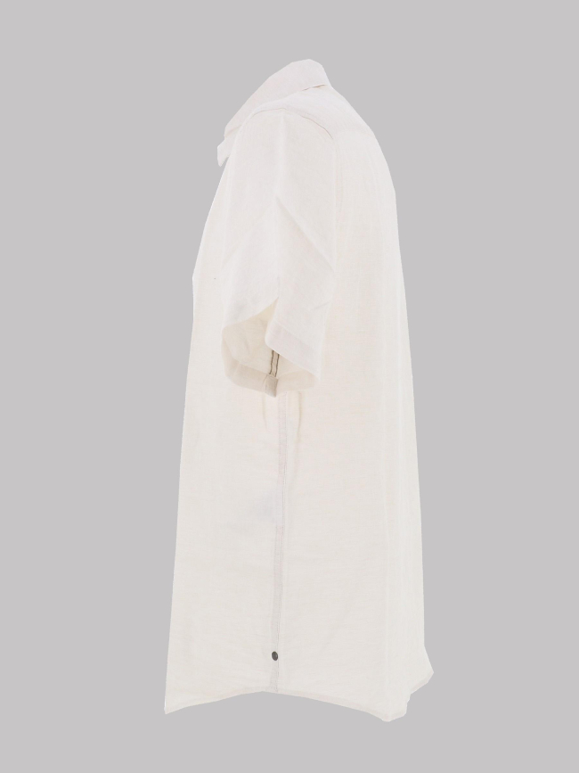 Chemise lin pietro beige homme - Teddy Smith