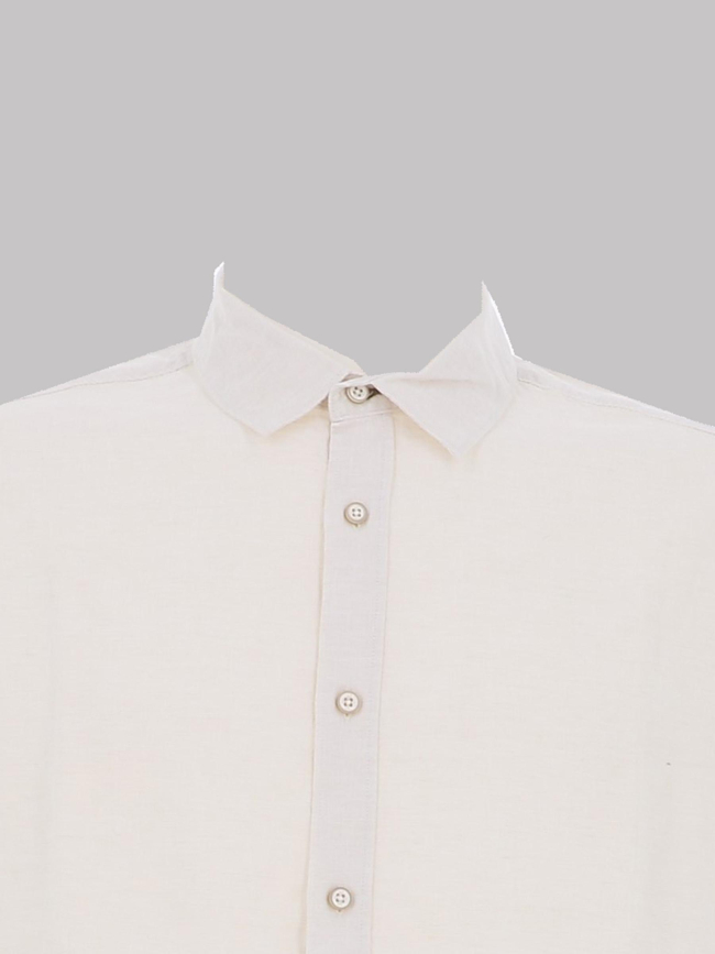 Chemise lin pietro beige homme - Teddy Smith