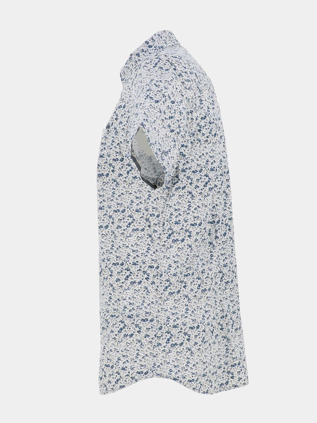 Chemise en popeline à motif floral blanc homme - Rms 26