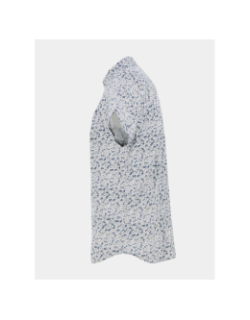 Chemise en popeline à motif floral blanc homme - Rms 26