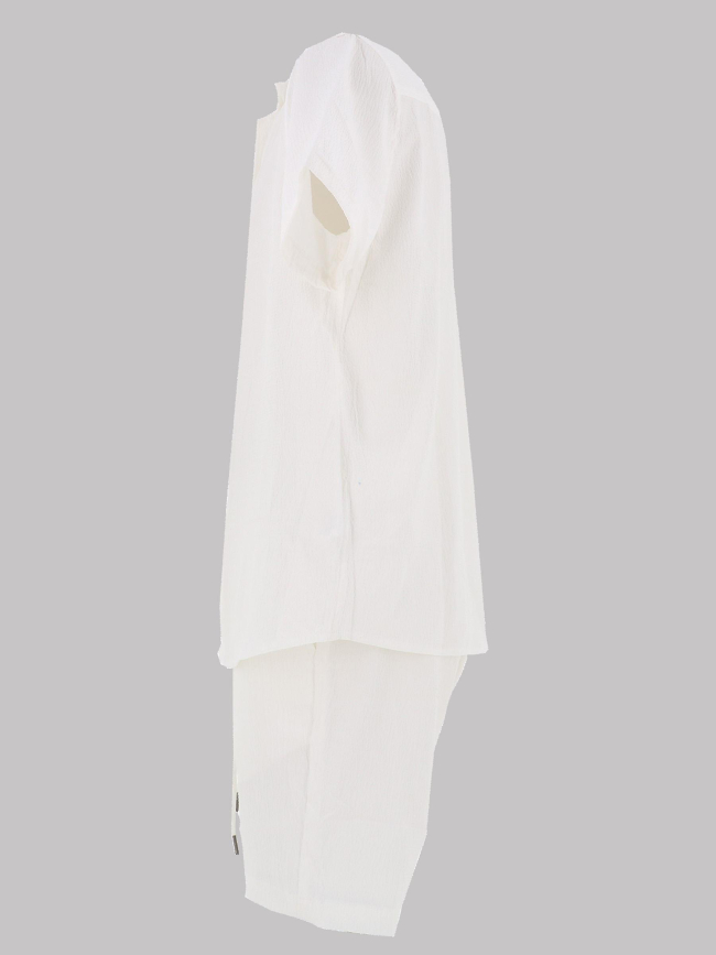 Ensemble chemise bermuda blanc homme - Rms 26