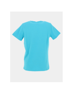 T-shirt yucatan bleu turquoise homme - Helvetica