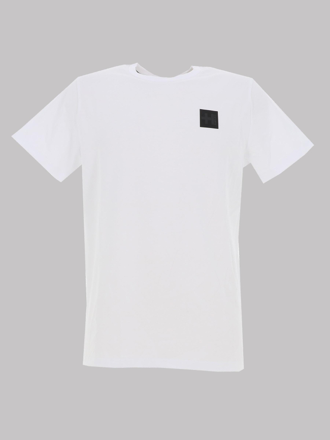 T-shirt à manches courtes polo blanc homme - Helvetica