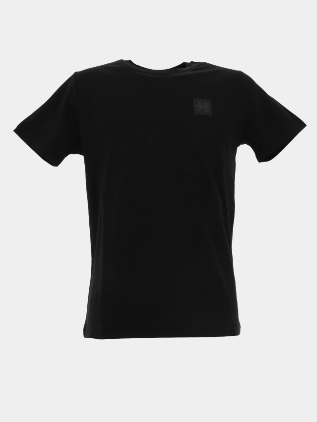 T-shirt à manches courtes limon noir homme - Helvetica