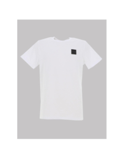 T-shirt à manches courtes limon blanc homme - Helvetica