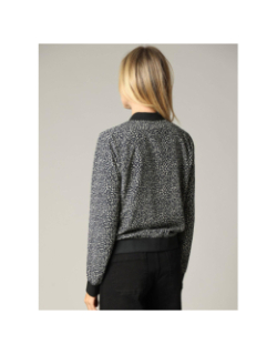 Veste bomber crista noir femme - Deeluxe