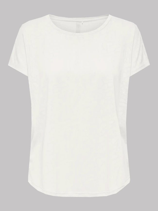 T-shirt de sport onpaub blanc femme - Only Play