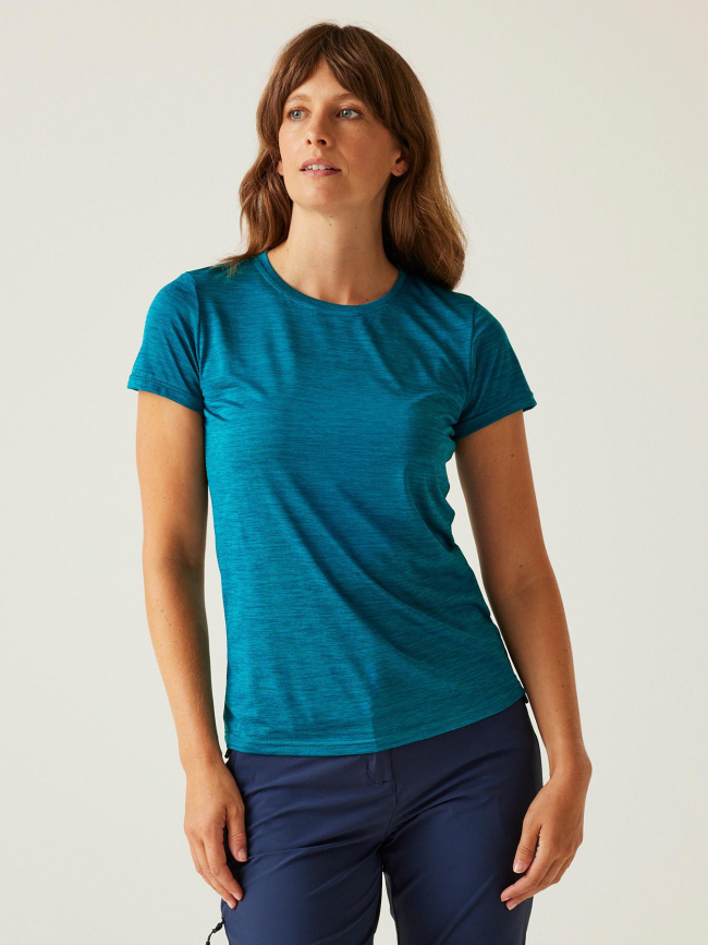 T-shirt de randonnée chiné fingal bleu femme - Regatta