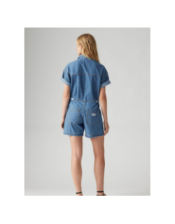 Combishort en jean surplus bleu femme - Levi's