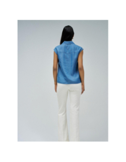 Top lightdenim bleu femme - Salsa