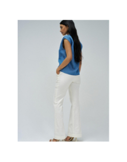 Top lightdenim bleu femme - Salsa