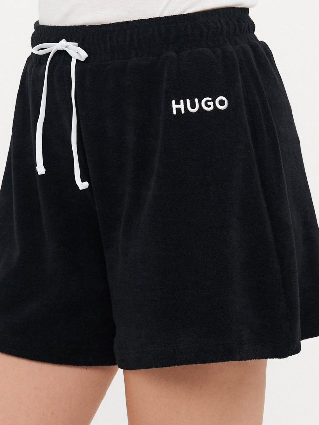 Short jogging bonnie noir femme - Hugo