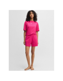 Short jogging shuffle rose femme - Hugo