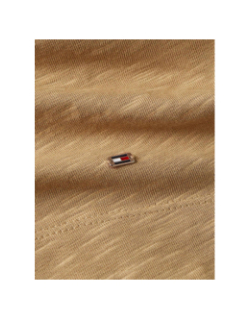 Robe midi fendue col bateau marron femme - Tommy Hilfiger