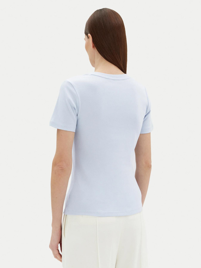 T-shirt col v slim cody bleu clair femme - Tommy Hilfiger