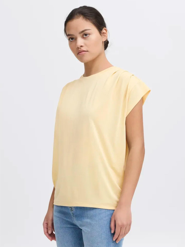 T-shirt fluide lisken jaune femme - Ichi