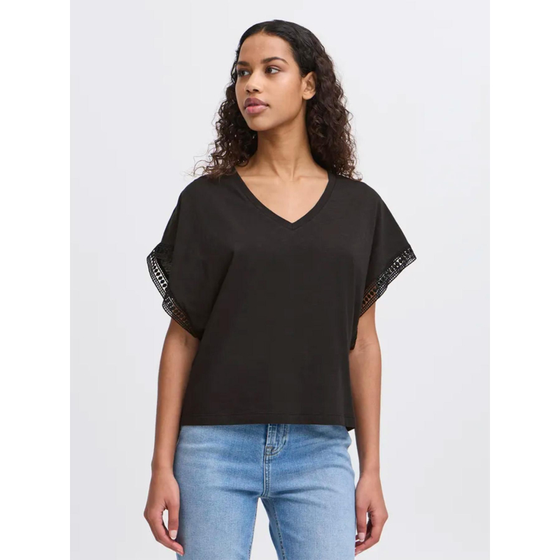 T-shirt olya noir femme - Ichi