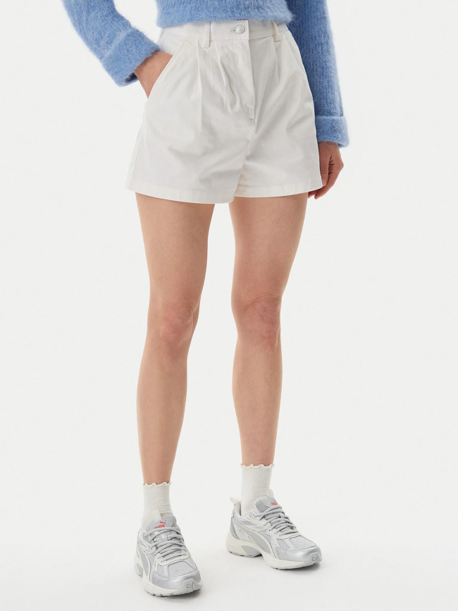 Short chino claire blanc écru femme - Tommy Jeans