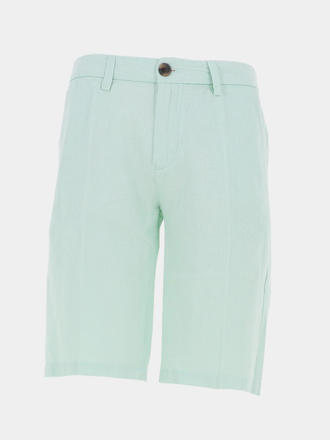 Short en lin virak vert homme - La Maison Blaggio