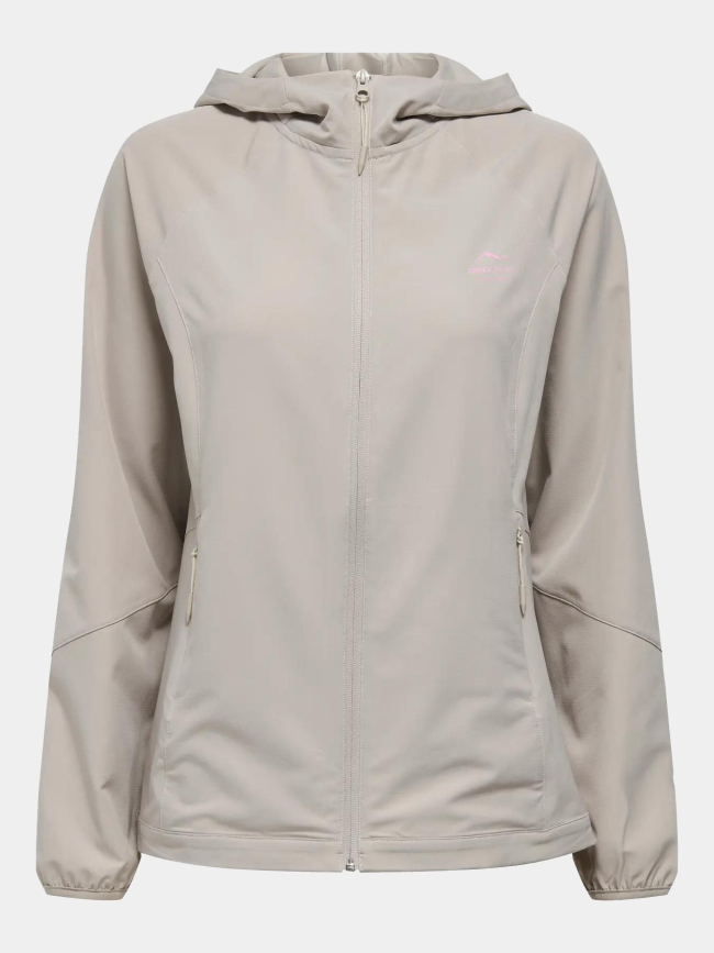 Veste légère technique onpbase beige femme - Only