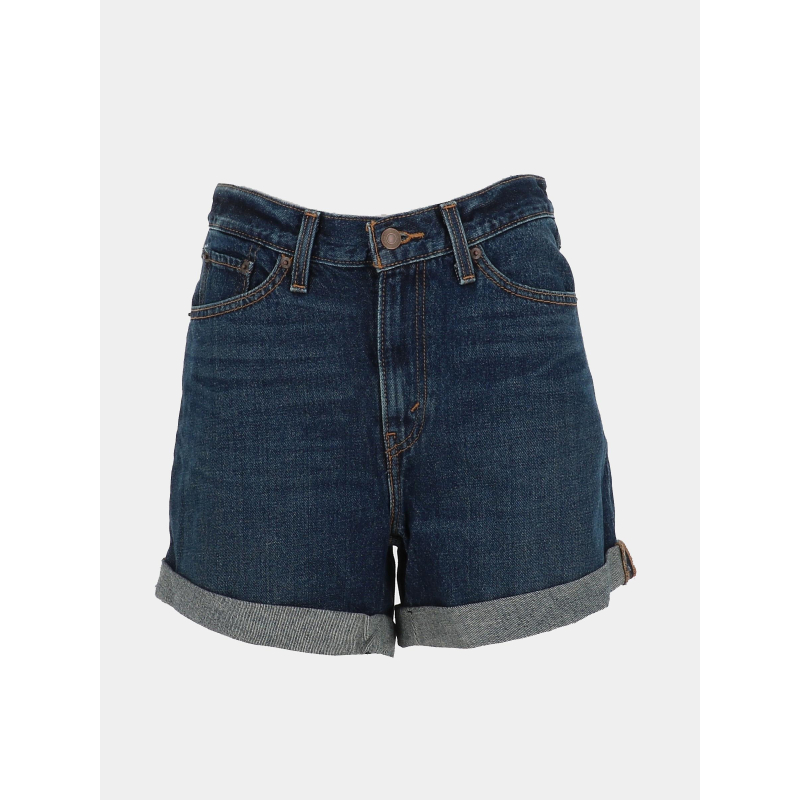 Short en jean mom 80s rolled bleu femme - Levi's