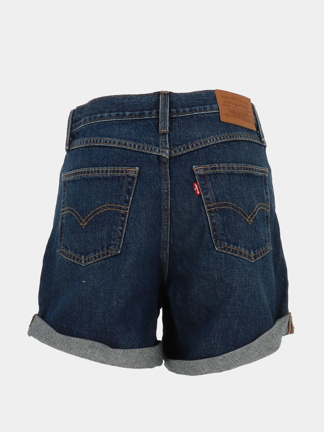 Short en jean mom 80s rolled bleu femme - Levi's