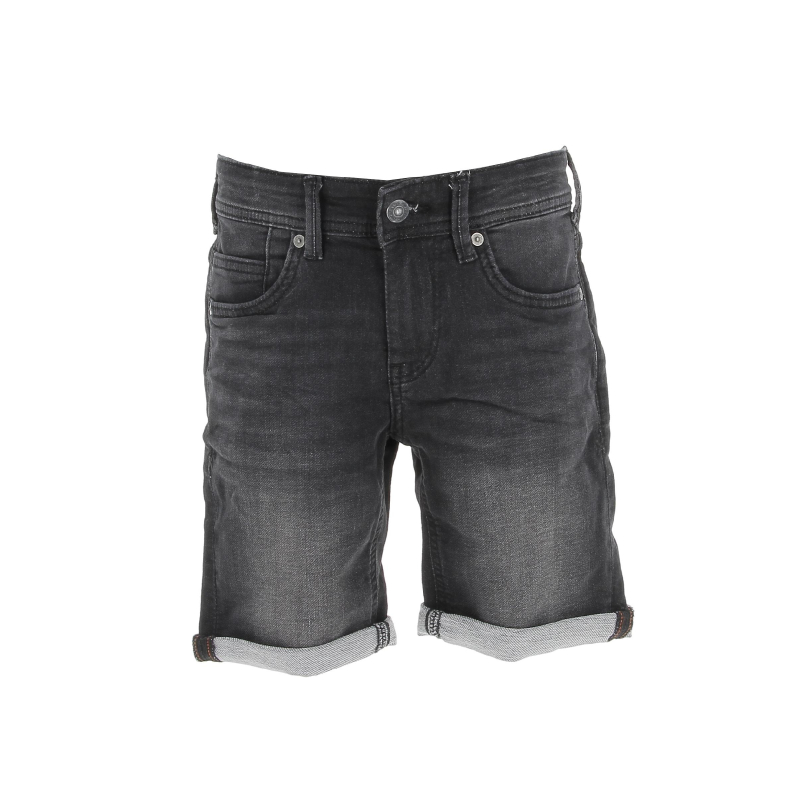 Short en jean scotty 3 anthracite garçon - Teddy Smith