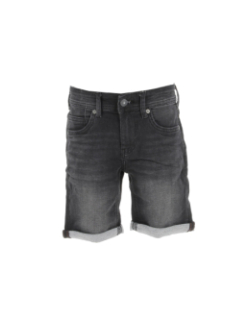 Short en jean scotty 3 anthracite garçon - Teddy Smith
