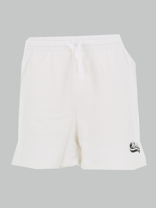 Short pargi blanc fille - Le Temps Des Cerises
