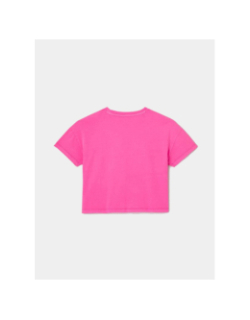 T-shirt coupe ample anatagi rose fluo fille - Le Temps Des Cerises