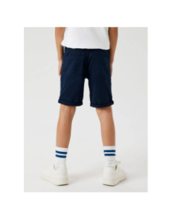 Short slim nkmsilas isak bleu marine garçon - Name It