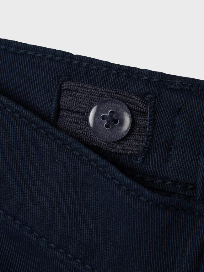 Short slim nkmsilas isak bleu marine garçon - Name It