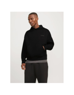 Sweat à capuche kinetic noir homme - Jack & Jones