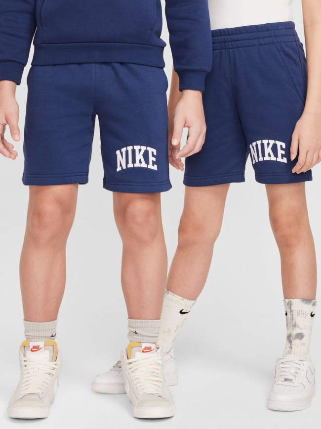 Short de sport molleton nsw club bleu marine enfant - Nike