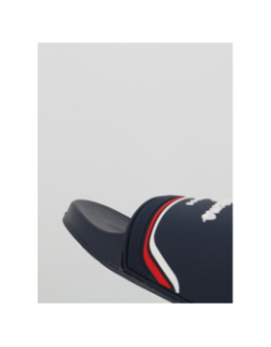 Claquettes slider origin bleu marine homme - Pepe Jeans