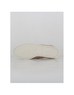 Chaussures bateaux cuir suédé beige homme - Tommy Hilfiger