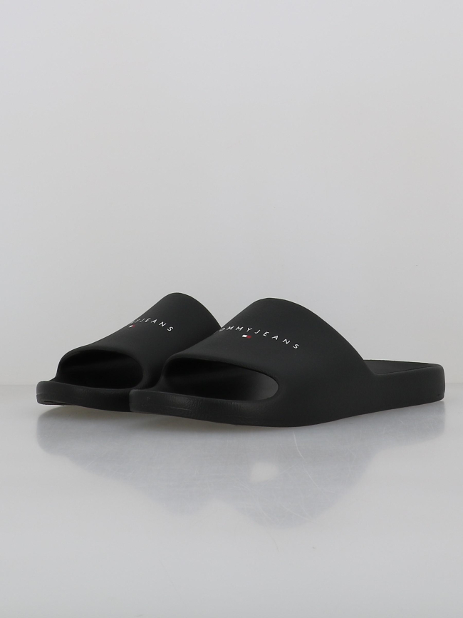 Claquettes basic slide noir homme - Tommy Hilfiger