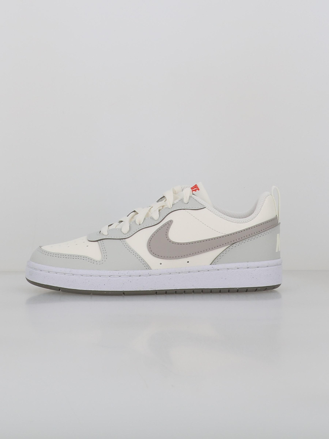 Baskets court borough recraft gs gris blanc enfant - Nike