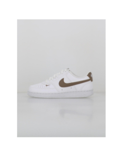 Baskets court vision blanc marron femme - Nike