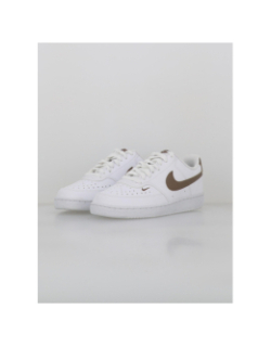 Baskets court vision blanc marron femme - Nike
